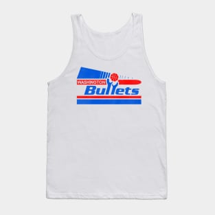 Defunct Washington Bullets Pennant 80s Pennant Tank Top